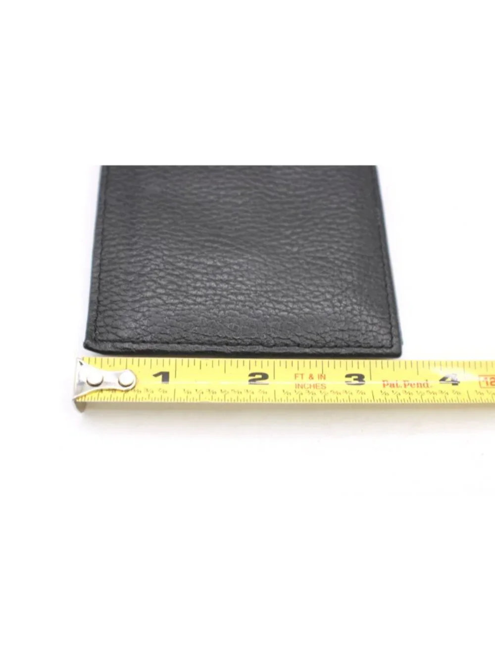 Black Genuine Leather Bi-Fold Wallet Multiple Card Slots Dual Large Compartments